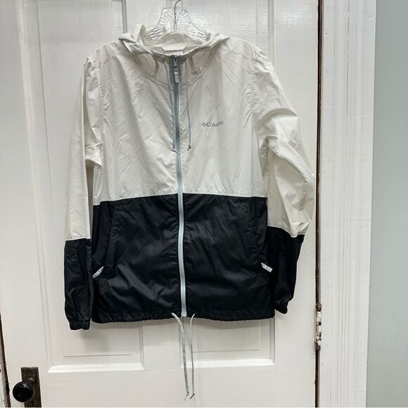 Columbia flash forward hooded lightweight packable jacket coat women's small - Picture 2 of 8